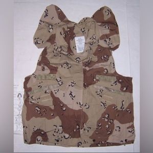 USGI Military PASGT Vest Flak Cover Desert 6-Color Camo size X SMALL new